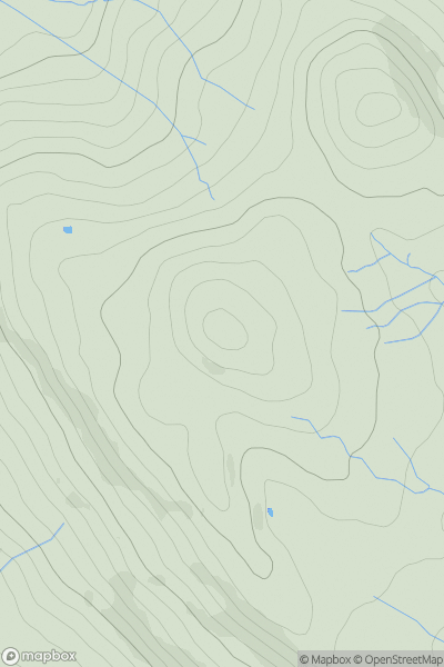 Thumbnail image for Sharp Haw showing contour plot for surrounding peak