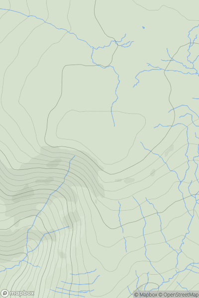 Thumbnail image for Higher Shelf Stones showing contour plot for surrounding peak