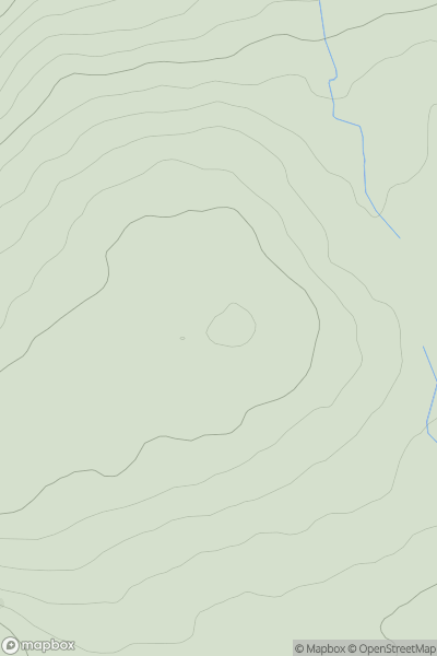 Thumbnail image for Ward's Stone showing contour plot for surrounding peak