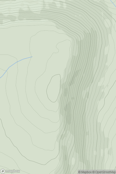 Thumbnail image for Pendle Hill showing contour plot for surrounding peak