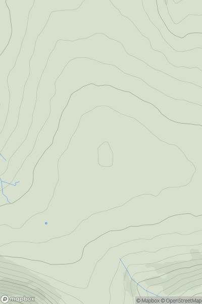 Thumbnail image for Fair Snape Fell showing contour plot for surrounding peak