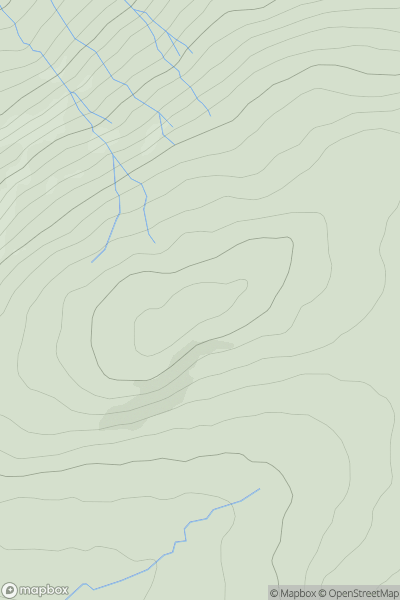 Thumbnail image for Boulsworth Hill - Lad Law showing contour plot for surrounding peak