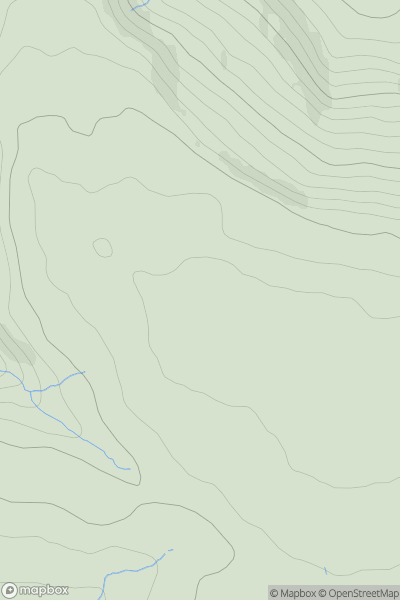 Thumbnail image for Hail Storm Hill showing contour plot for surrounding peak