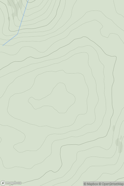 Thumbnail image for Easington Fell showing contour plot for surrounding peak