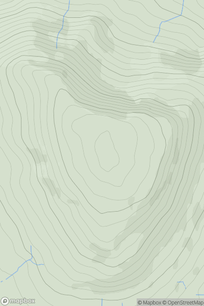 Thumbnail image for Cringle Moor - Drake Howe showing contour plot for surrounding peak