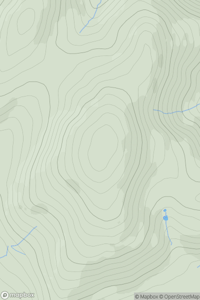 Thumbnail image for Heath Mynd showing contour plot for surrounding peak