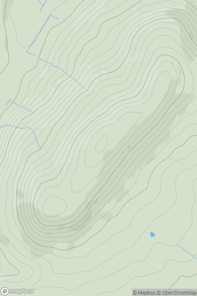 Thumbnail image for Ragleth Hill showing contour plot for surrounding peak