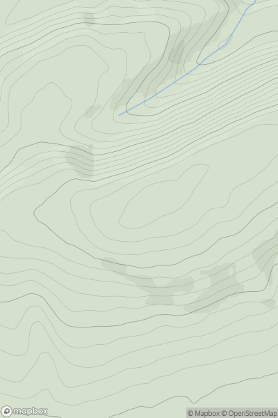 Thumbnail image for Shobdon Hill showing contour plot for surrounding peak