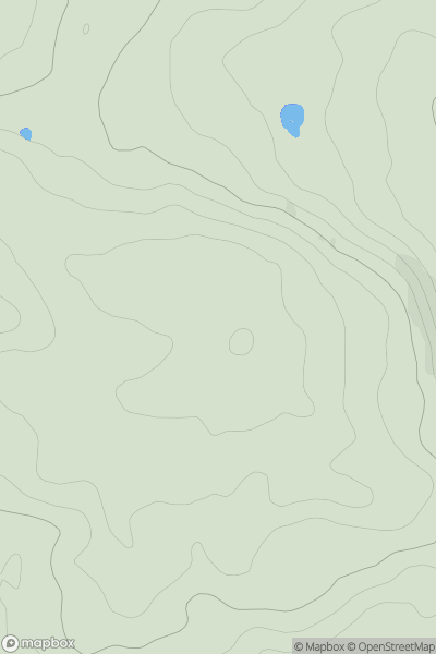 Thumbnail image for Ruardean Hill showing contour plot for surrounding peak