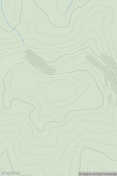 Thumbnail image for Aconbury Hill showing contour plot for surrounding peak