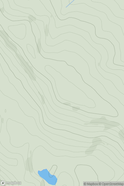 Thumbnail image for Seager Hill South Top showing contour plot for surrounding peak