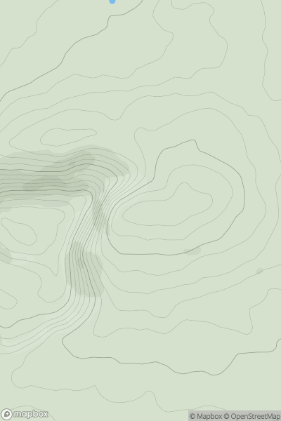 Thumbnail image for Bardon Hill showing contour plot for surrounding peak
