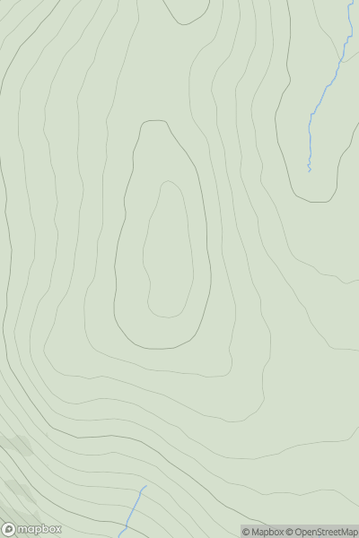 Thumbnail image for High Willhays showing contour plot for surrounding peak