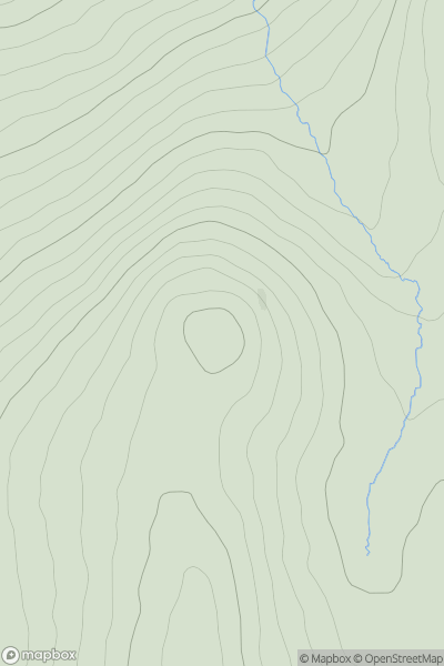 Thumbnail image for Yes Tor showing contour plot for surrounding peak