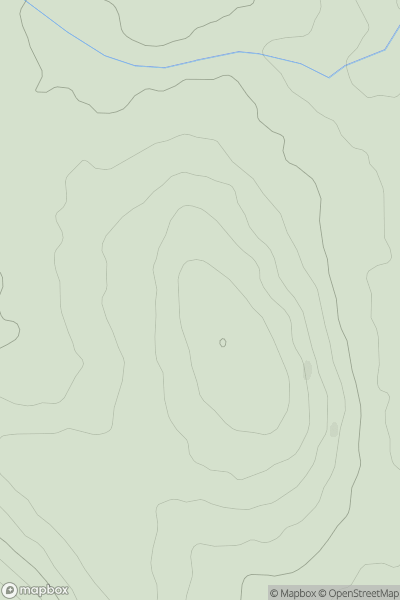 Thumbnail image for Carnmenellis showing contour plot for surrounding peak