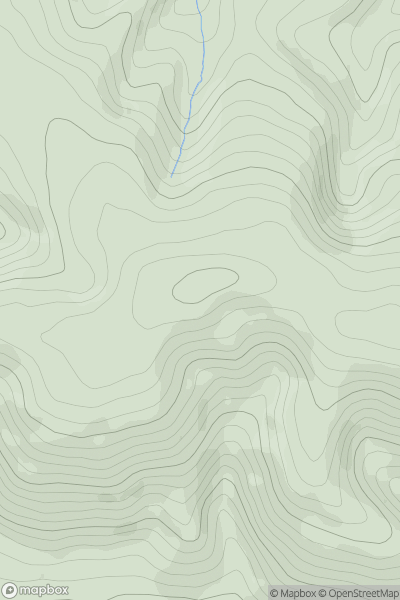 Thumbnail image for Periton Hill showing contour plot for surrounding peak