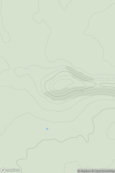 Thumbnail image for Long Knoll showing contour plot for surrounding peak