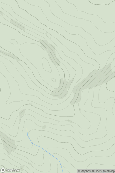 Thumbnail image for Pilsdon Pen showing contour plot for surrounding peak