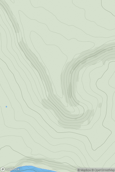Thumbnail image for Swyre Head showing contour plot for surrounding peak