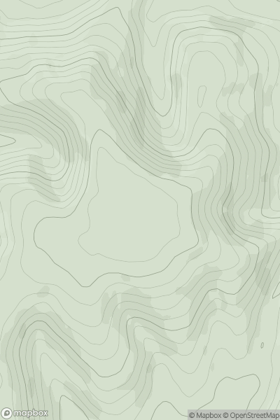 Thumbnail image for Butser Hill showing contour plot for surrounding peak