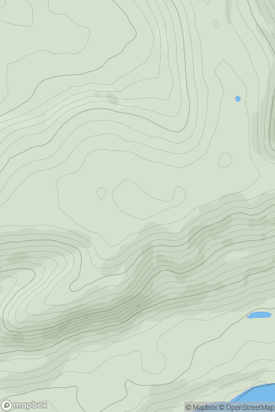 Thumbnail image for St Boniface Down showing contour plot for surrounding peak
