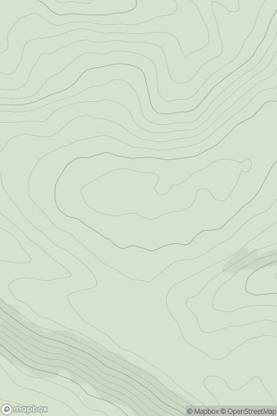 Thumbnail image for Brighstone Down showing contour plot for surrounding peak