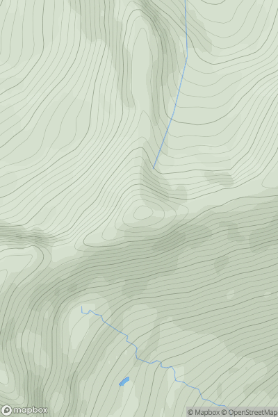 Thumbnail image for Caisteal showing contour plot for surrounding peak