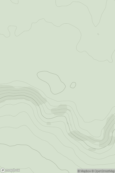 Thumbnail image for Detling Hill (North Downs) showing contour plot for surrounding peak