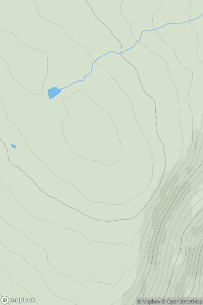 Thumbnail image for Murton Fell (B&L GR) showing contour plot for surrounding peak