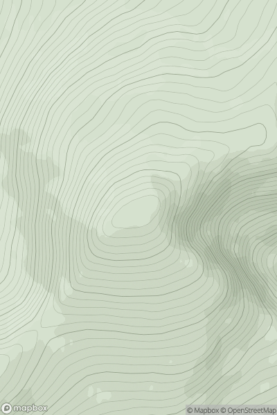 Thumbnail image for Stob a' Choire Mheadhoin showing contour plot for surrounding peak