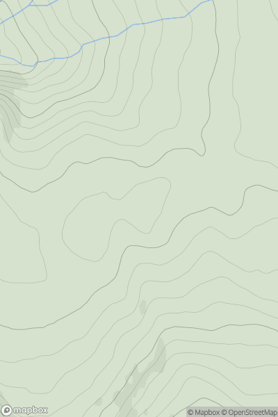 Thumbnail image for Tinside Rigg showing contour plot for surrounding peak