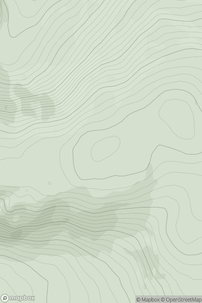 Thumbnail image for Stonefield Hill showing contour plot for surrounding peak