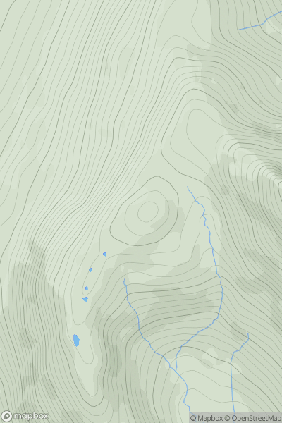 Thumbnail image for Ptarmigan showing contour plot for surrounding peak