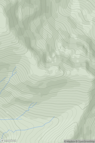 Thumbnail image for Stob Coire Bhealaich showing contour plot for surrounding peak