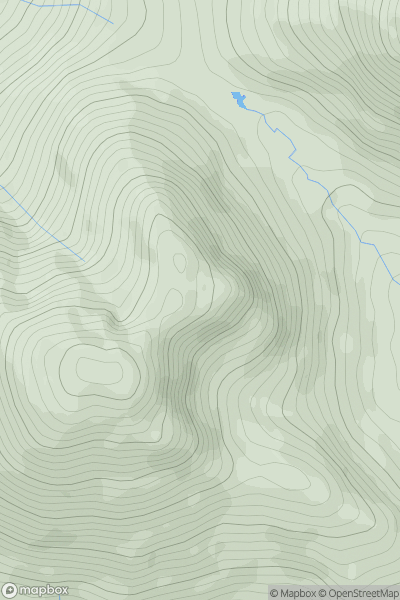 Thumbnail image for The Cobbler North Peak showing contour plot for surrounding peak