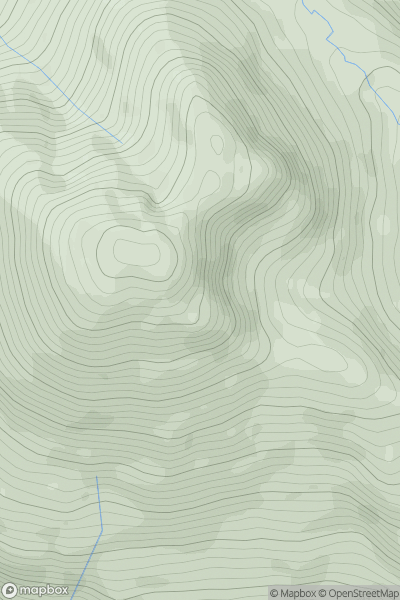 Thumbnail image for The Cobbler South Peak showing contour plot for surrounding peak