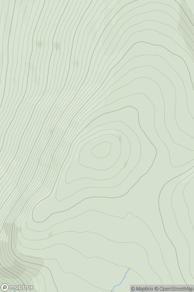 Thumbnail image for Guala Mhor showing contour plot for surrounding peak