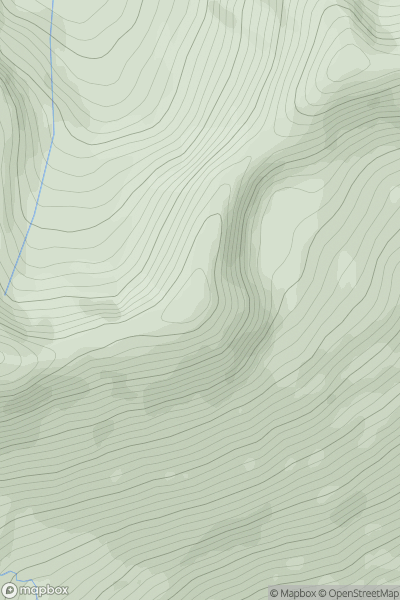 Thumbnail image for Stob Coire Cath na Sine showing contour plot for surrounding peak