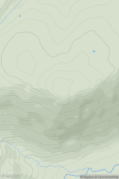 Thumbnail image for Creag an Dubh-chadha showing contour plot for surrounding peak