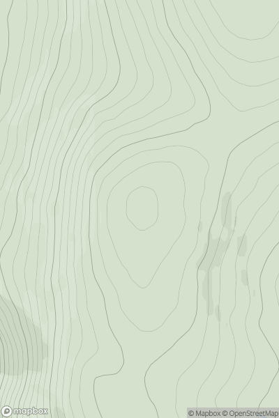 Thumbnail image for Braigh nan Creagan Breac showing contour plot for surrounding peak