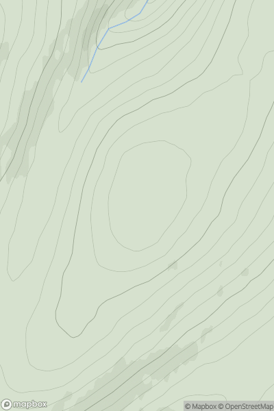 Thumbnail image for Leathad na Lice showing contour plot for surrounding peak