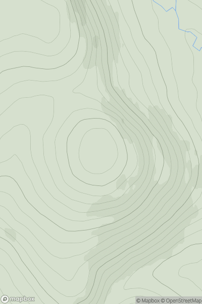 Thumbnail image for Leachdann Feith Seasgachain South Top showing contour plot for surrounding peak