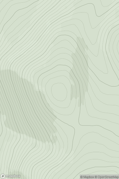 Thumbnail image for Sgor Mor North Top showing contour plot for surrounding peak