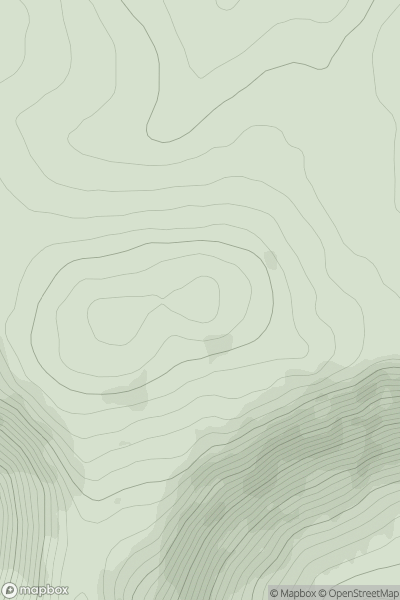 Thumbnail image for Boustie Ley showing contour plot for surrounding peak