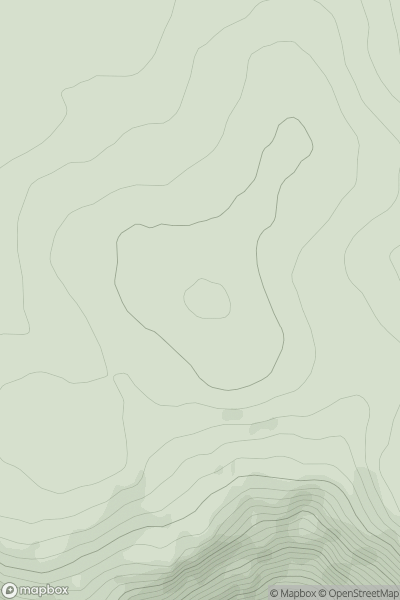 Thumbnail image for Cathelle Houses (Lair of Whitestone) showing contour plot for surrounding peak