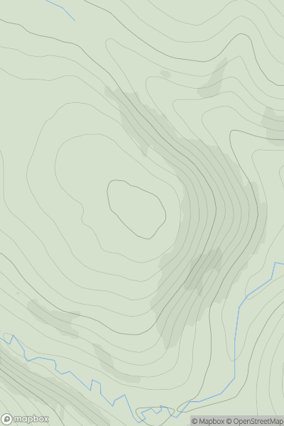 Thumbnail image for Wester Balloch showing contour plot for surrounding peak