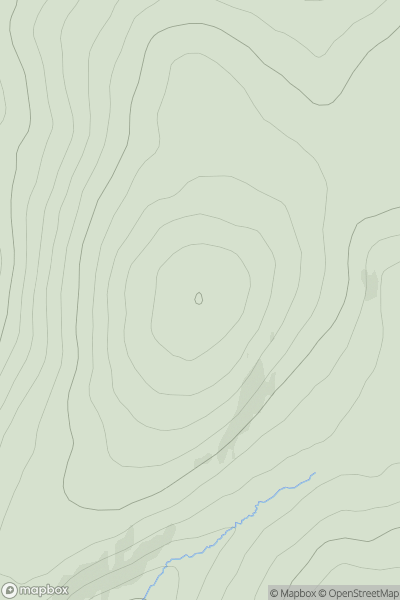 Thumbnail image for Ferrowie showing contour plot for surrounding peak
