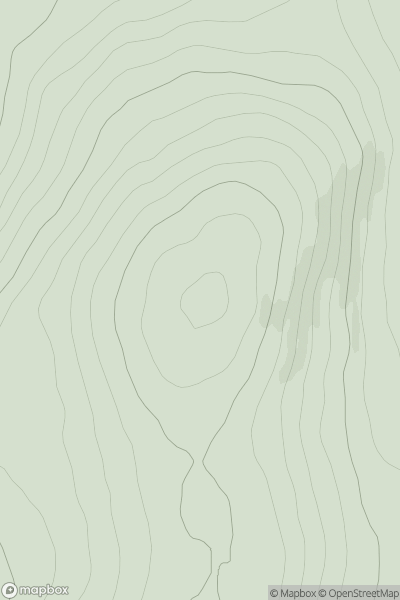Thumbnail image for Black Hill of Mark showing contour plot for surrounding peak
