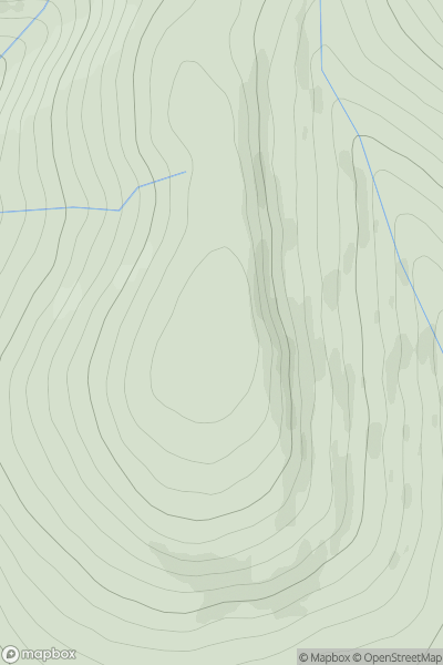 Thumbnail image for Cnapan Mor showing contour plot for surrounding peak
