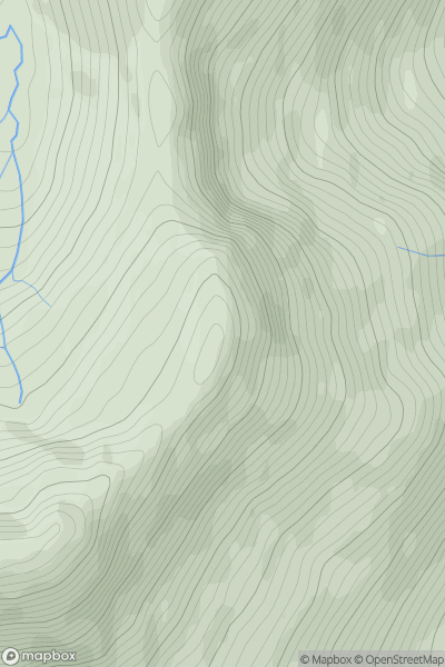 Thumbnail image for Stob Coire an Fhir Dhuibh showing contour plot for surrounding peak